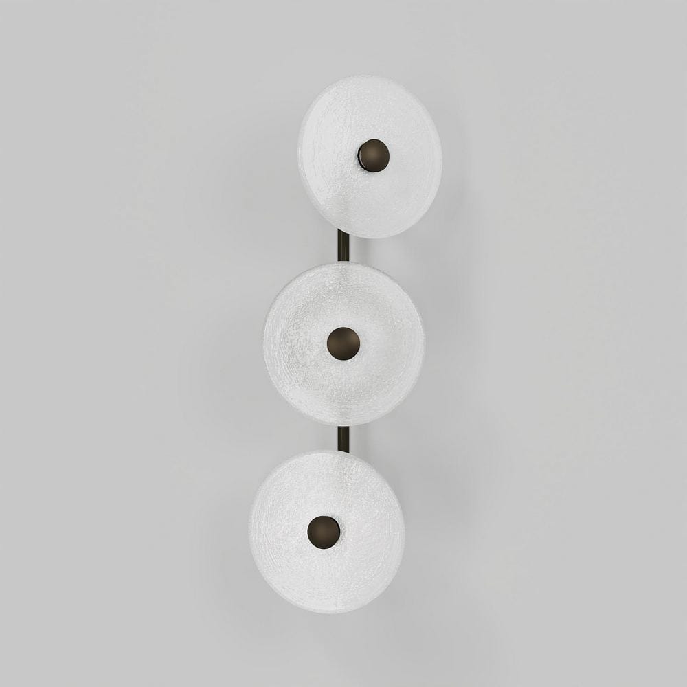 Interior Wall Light / Sconce Coral Trio Rod (Off-Centered) Wall Sconce