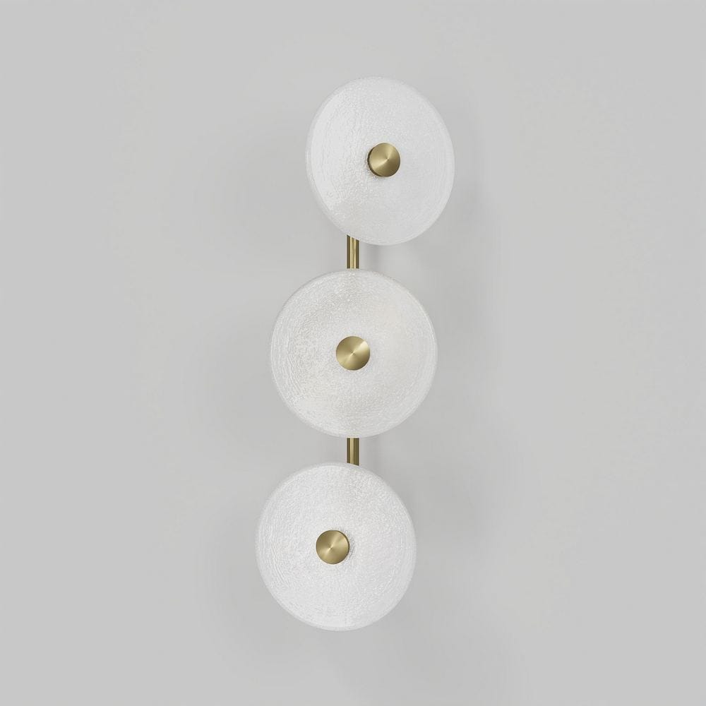 Interior Wall Light / Sconce Coral Trio Rod (Off-Centered) Wall Sconce