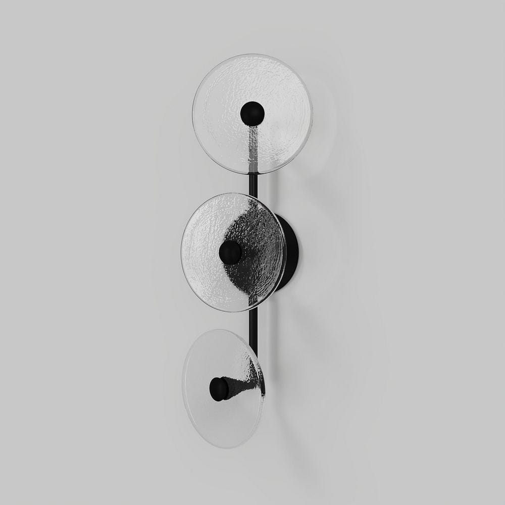 Interior Wall Light / Sconce Coral Trio Rod (Off-Centered) Wall Sconce