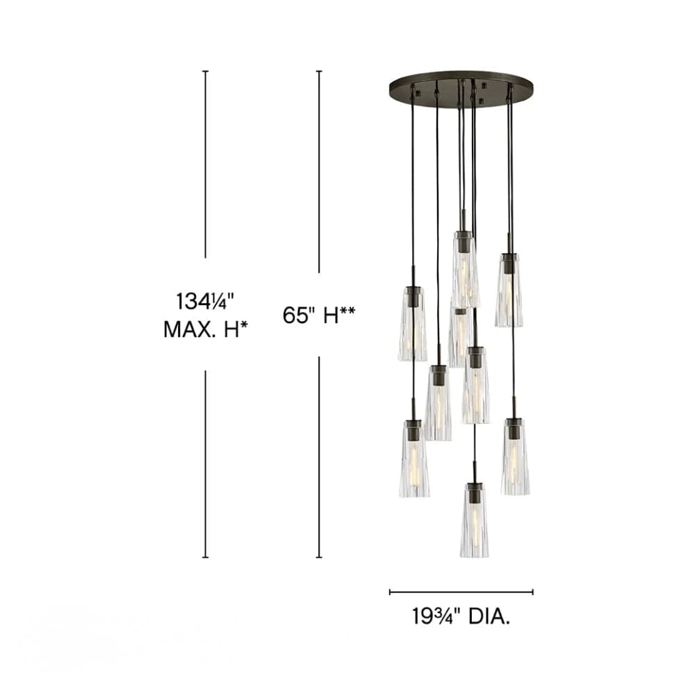 Interior Pendant Cosette Large Adjustable Pendant