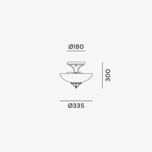 Interior Wall Light / Sconce Country Curve Ceiling Light