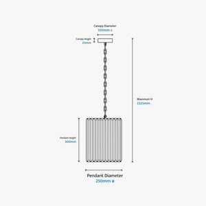 Interior Pendant Crane Modern Luxe Crystal Pendant