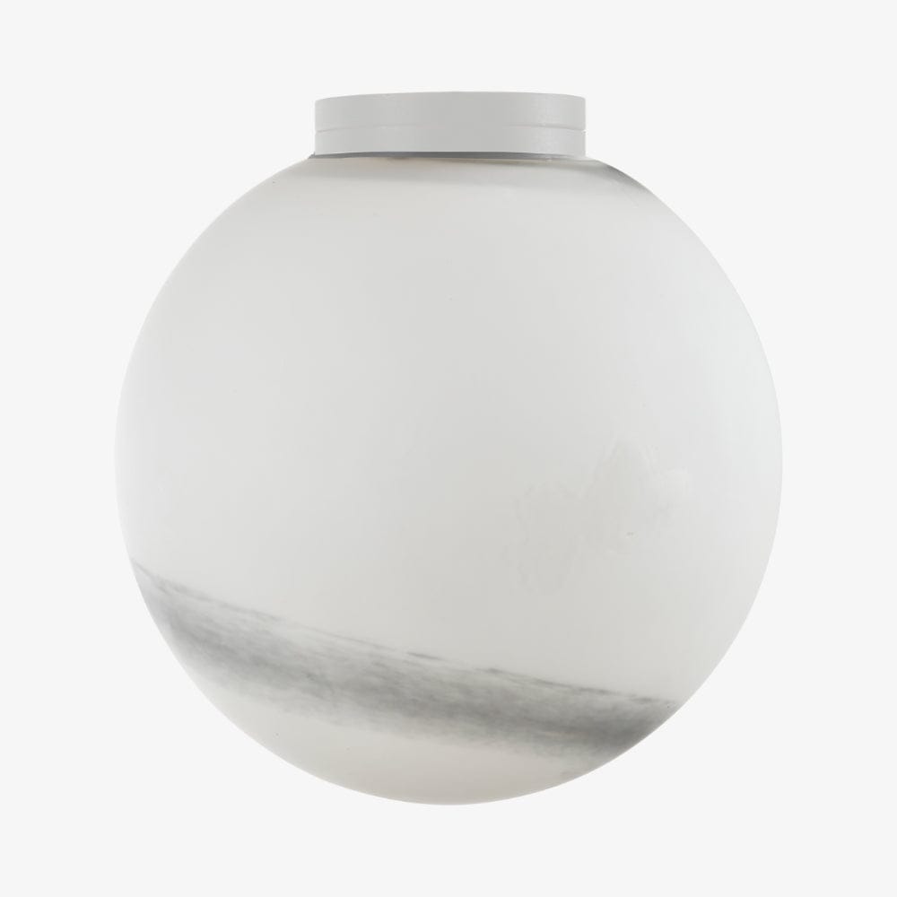 Interior Wall Light / Sconce Crest Alabaster Glass Orb Wall Light