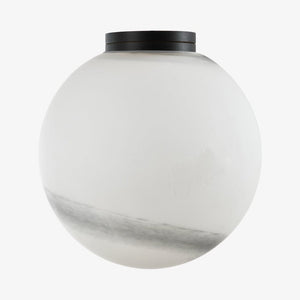 Interior Wall Light / Sconce Crest Alabaster Glass Orb Wall Light