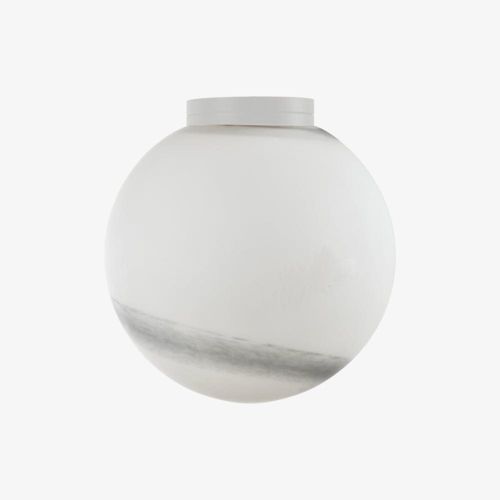 Interior Wall Light / Sconce Crest Alabaster Glass Orb Wall Light