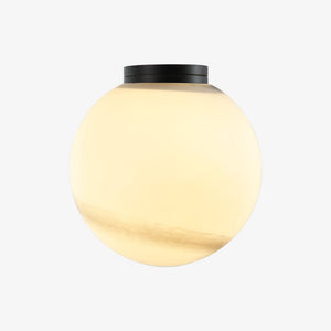 Interior Wall Light / Sconce Crest Alabaster Glass Orb Wall Light