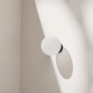 Interior Wall Light / Sconce Crest Opal Glass Orb Wall Light