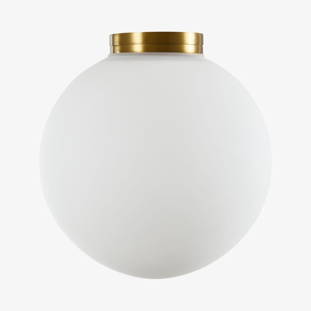 Interior Wall Light / Sconce Crest Opal Glass Orb Wall Light