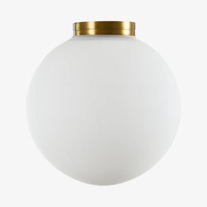 Interior Wall Light / Sconce Crest Opal Glass Orb Wall Light