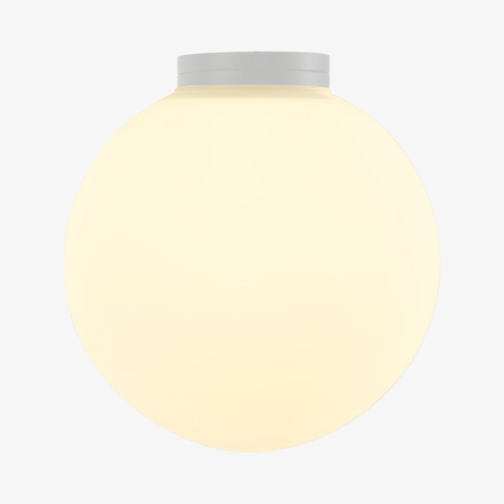 Interior Wall Light / Sconce Crest Opal Glass Orb Wall Light