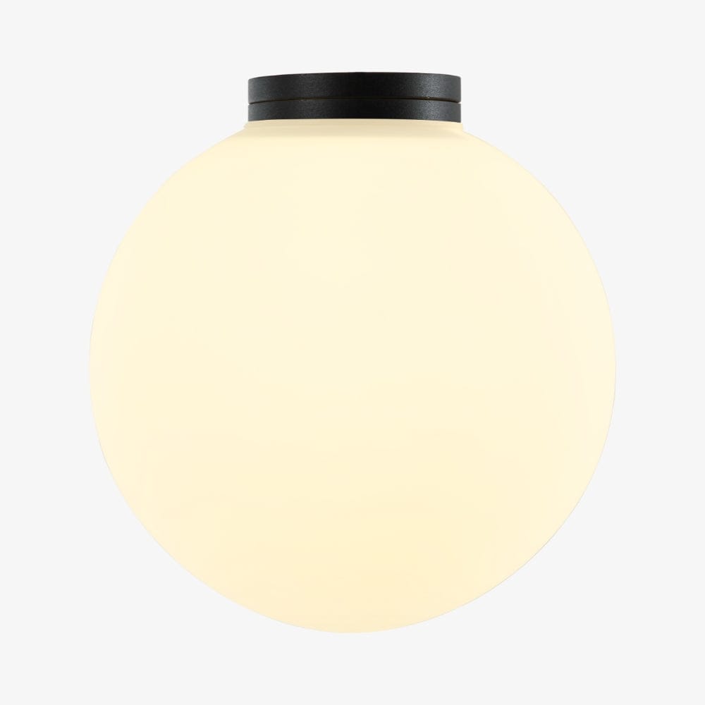 Interior Wall Light / Sconce Crest Opal Glass Orb Wall Light