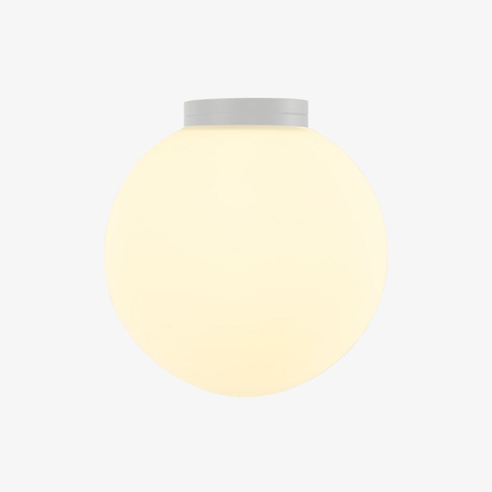 Interior Wall Light / Sconce Crest Opal Glass Orb Wall Light