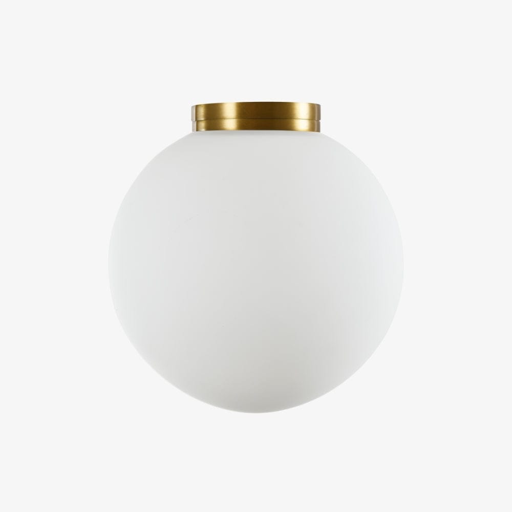 Interior Wall Light / Sconce Crest Opal Glass Orb Wall Light