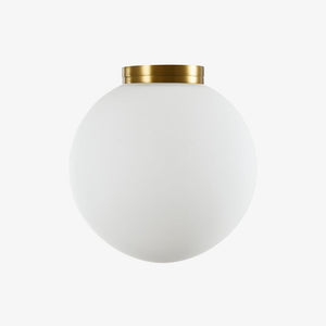 Interior Wall Light / Sconce Crest Opal Glass Orb Wall Light