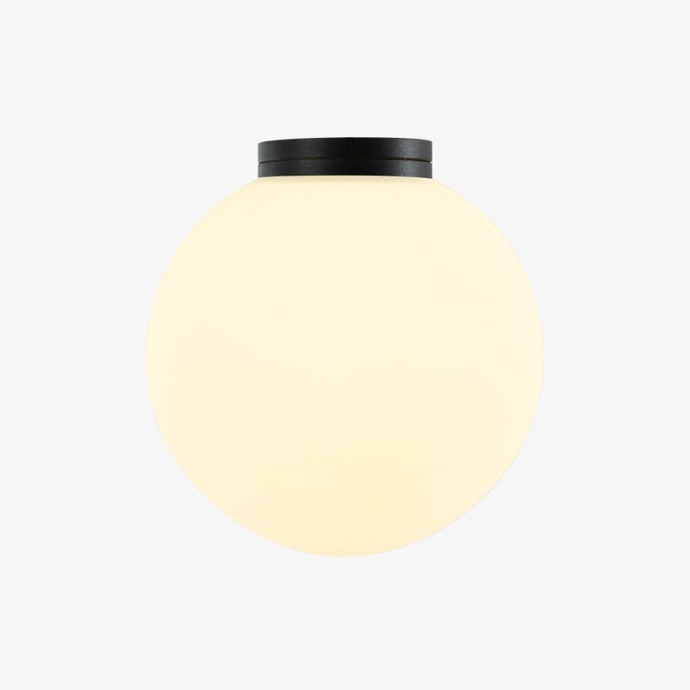 Interior Wall Light / Sconce Crest Opal Glass Orb Wall Light