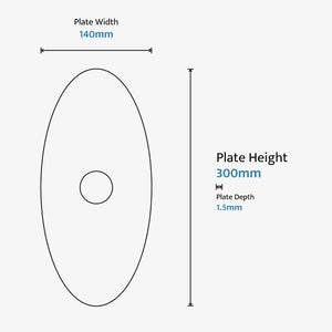 Interior Wall Light / Sconce Crest Round or Oval Dress Ring - Wall Plate Only