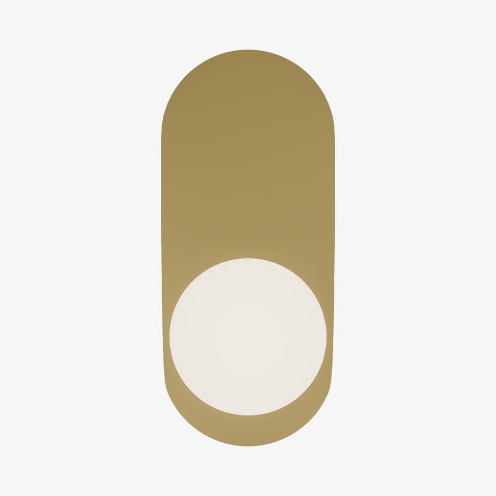 Interior Wall Light / Sconce Crest Round or Oval Dress Ring - Wall Plate Only