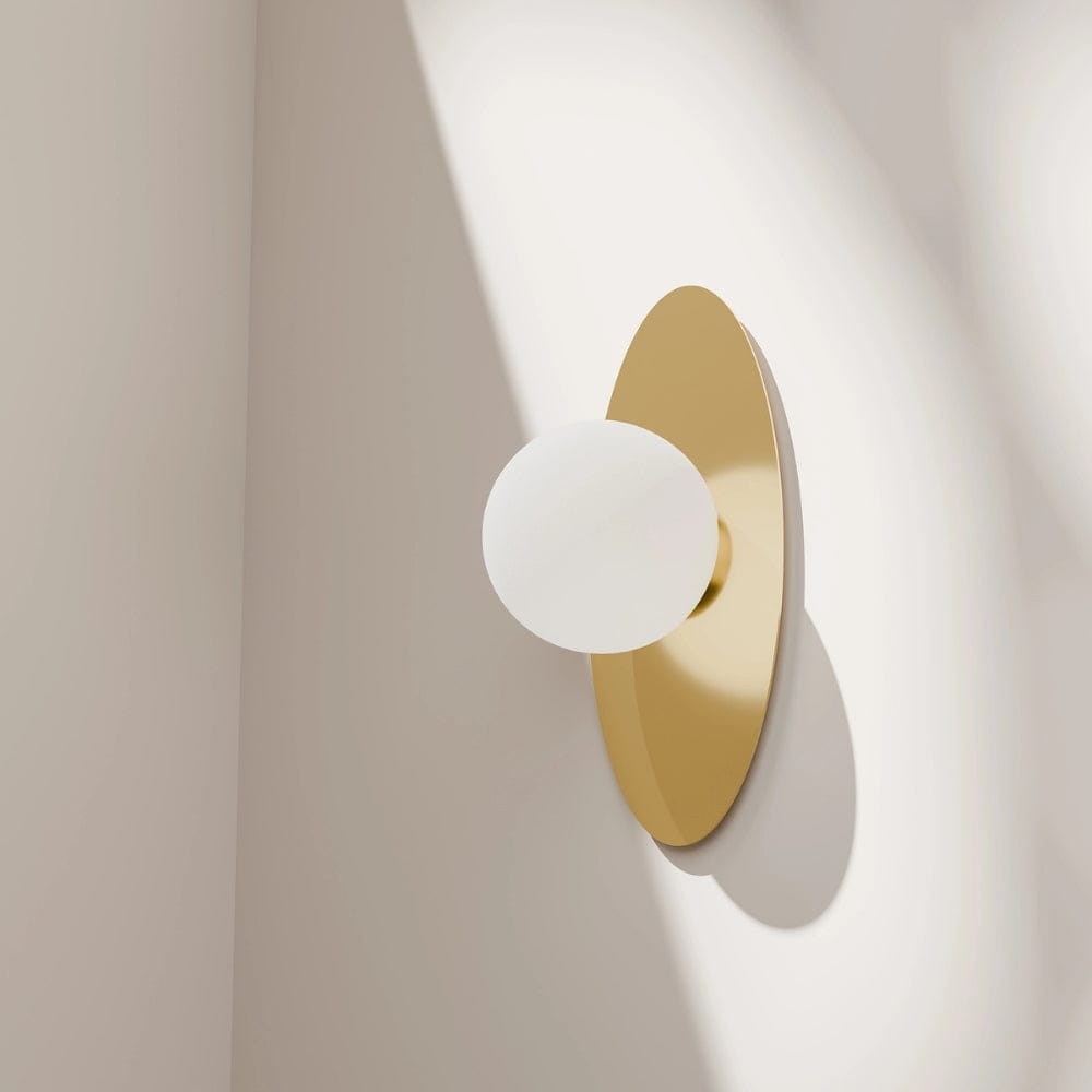 Interior Wall Light / Sconce Crest Round or Oval Dress Ring - Wall Plate Only