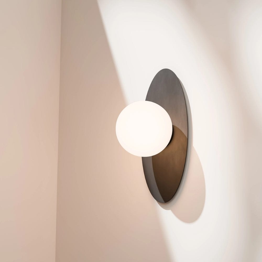 Interior Wall Light / Sconce Crest Round or Oval Dress Ring - Wall Plate Only
