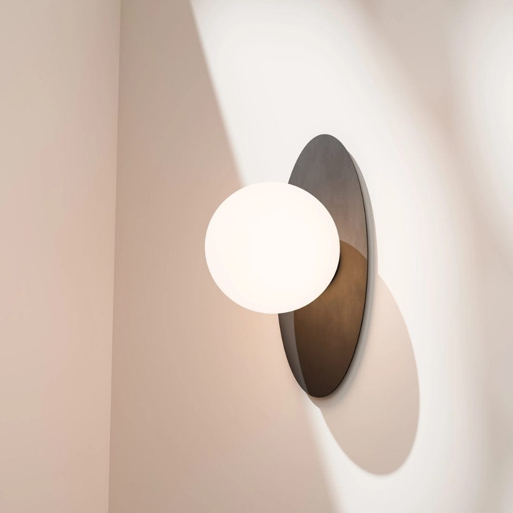 Interior Wall Light / Sconce Crest Round or Oval Dress Ring - Wall Plate Only