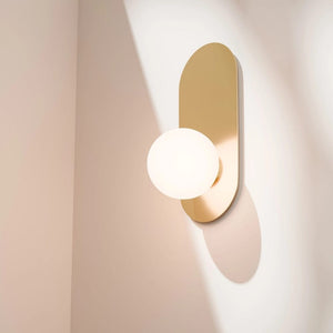 Interior Wall Light / Sconce Crest Round or Oval Dress Ring - Wall Plate Only