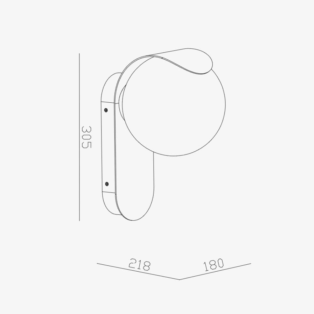 Exterior Wall Light Dalius Wall Light