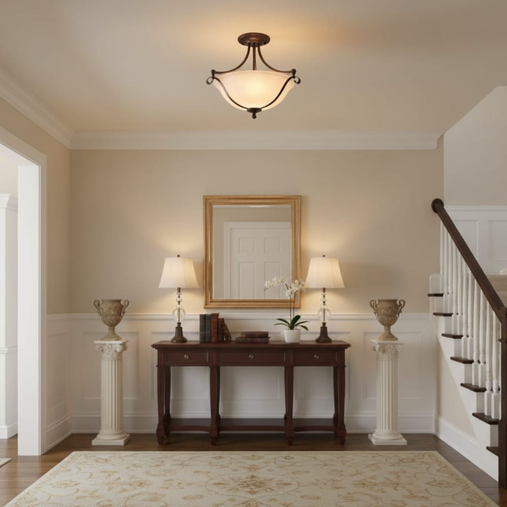 Interior Flush & Semi Flush Dallas Semi-Flush Mount