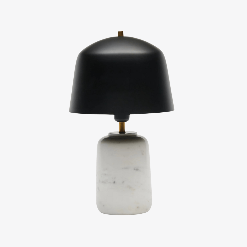 Table Lamps Dane White Marble Lamp