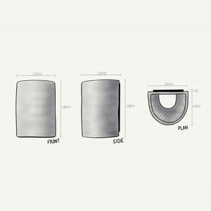 Exterior Wall Light Dawn Short Exterior Wall Light in Eggshell White