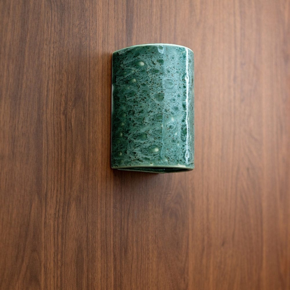 Exterior Wall Light Dawn Short Exterior Wall Light in Pickled Olives