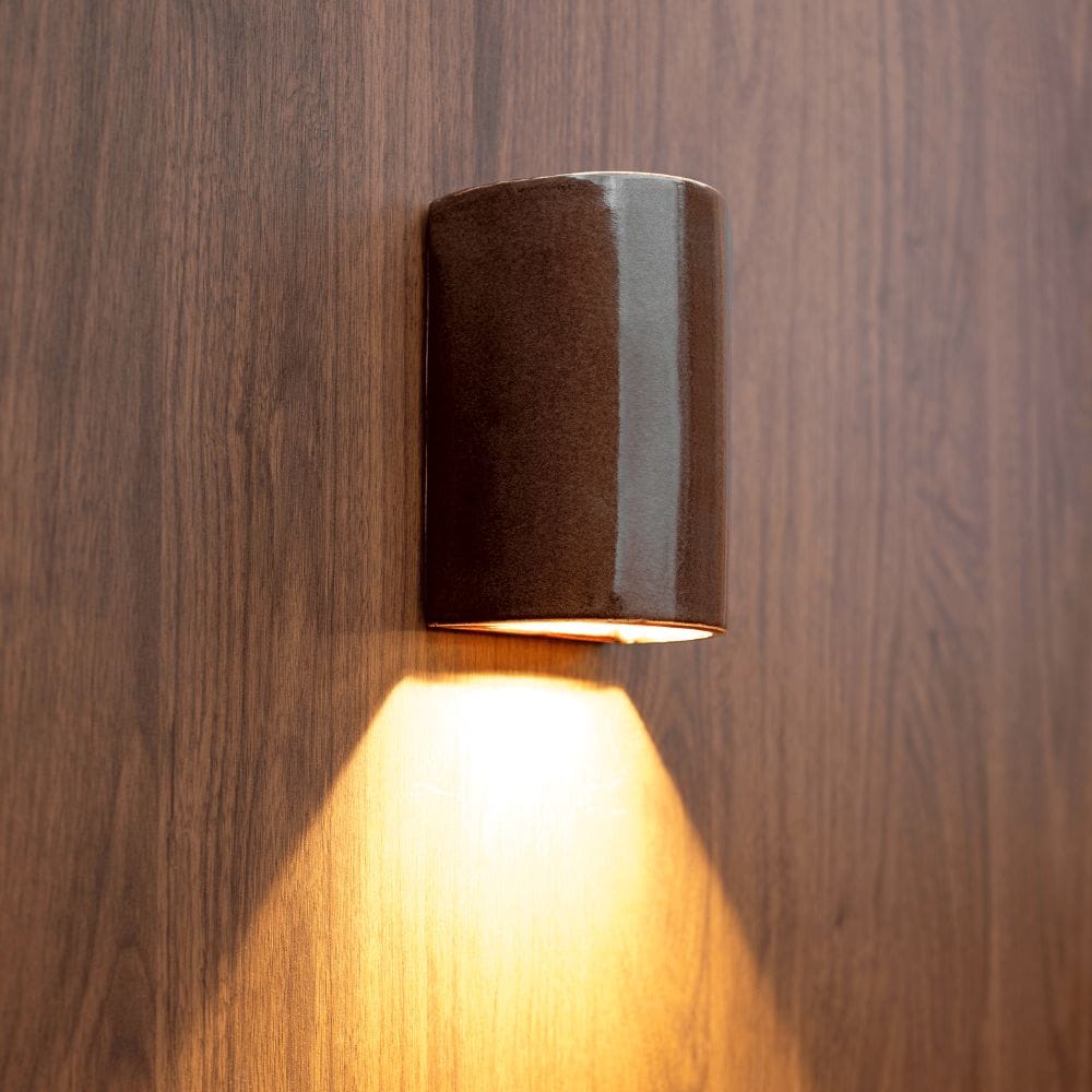 Interior Wall Light / Sconce Dawn Short Interior in Choccy Milk
