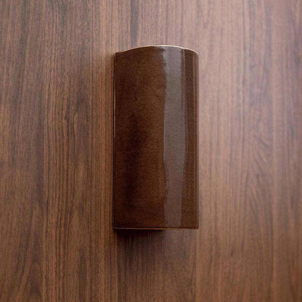 Exterior Wall Light Dawn Tall Exterior Wall Light in Choccy Milk