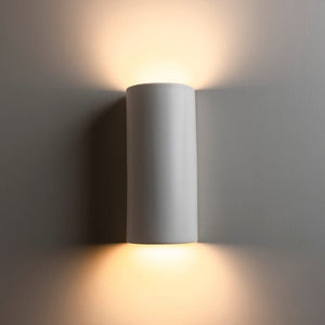 Exterior Wall Light Dawn Tall Exterior Wall Light in Eggshell White