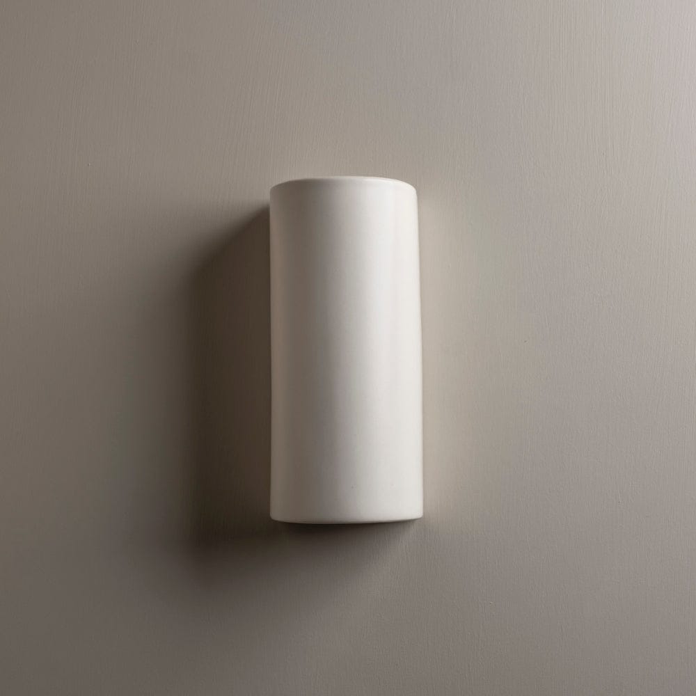 Exterior Wall Light Dawn Tall Exterior Wall Light in Eggshell White