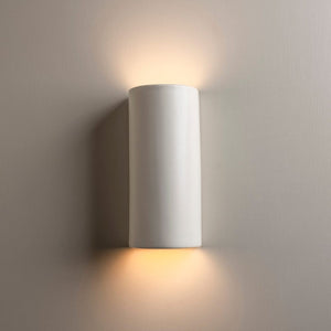 Exterior Wall Light Dawn Tall Exterior Wall Light in Eggshell White
