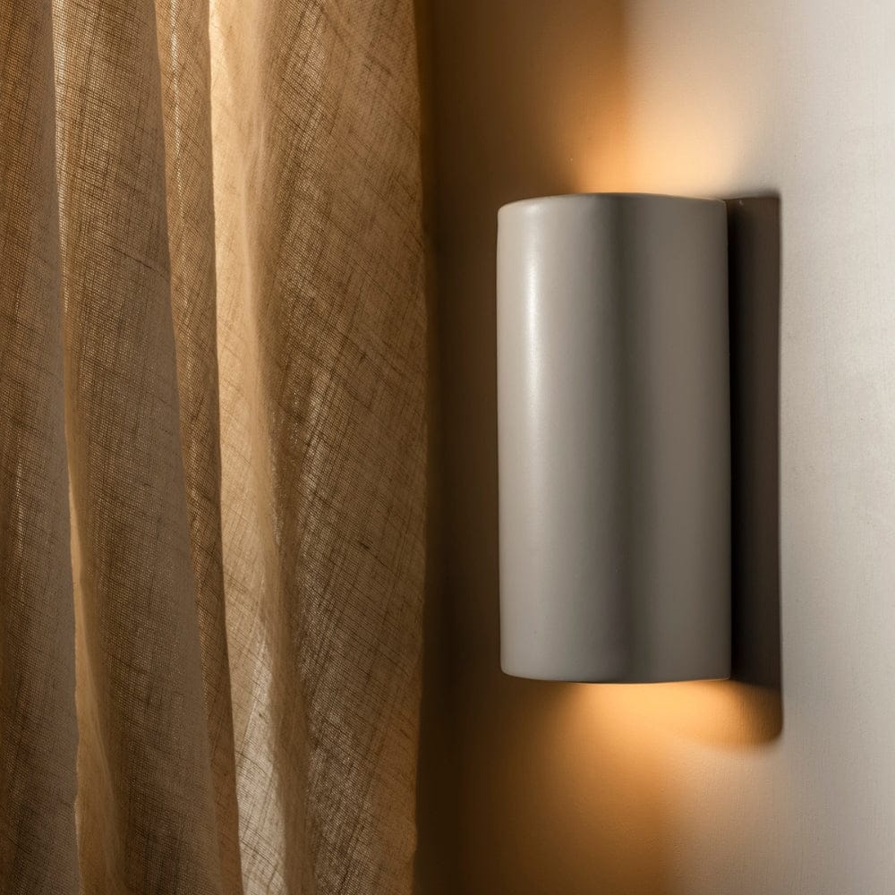 Exterior Wall Light Dawn Tall Exterior Wall Light in Eggshell White