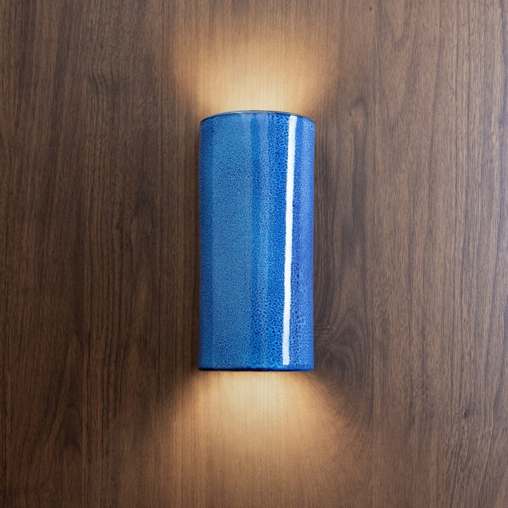 Exterior Wall Light Dawn Tall Exterior Wall Light in Snow Cone