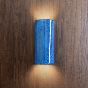 Exterior Wall Light Dawn Tall Exterior Wall Light in Snow Cone