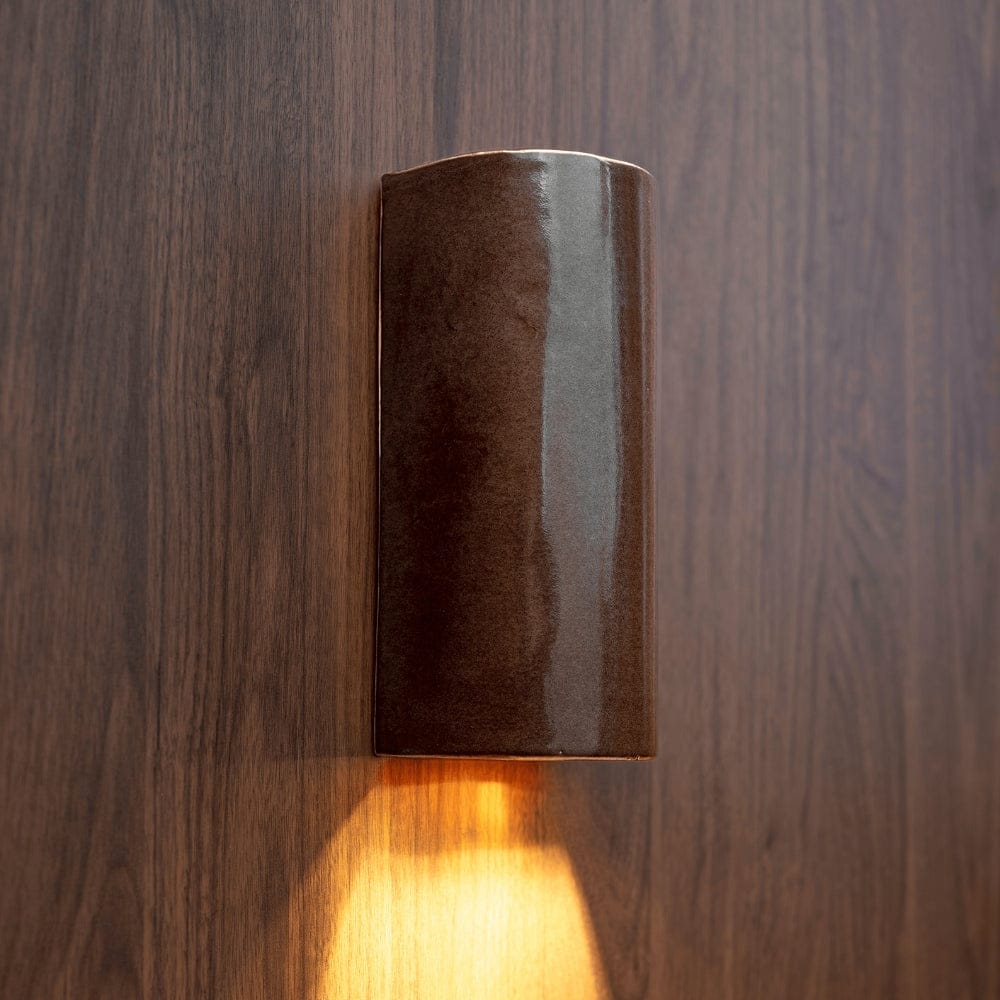 Interior Wall Light / Sconce Dawn Tall Interior in Choccy Milk