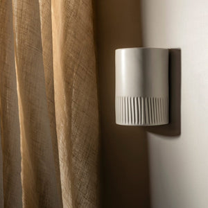 Exterior Wall Light Day Short Exterior Wall Light in Eggshell White
