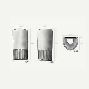 Exterior Wall Light Day Short Exterior Wall Light in Eggshell White