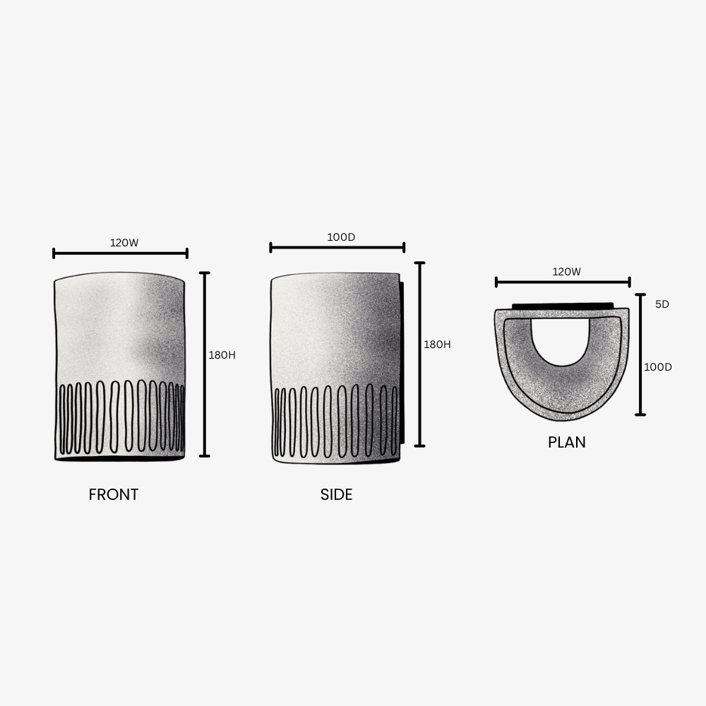 Interior Wall Light / Sconce Day Short Interior in Pickled Olives