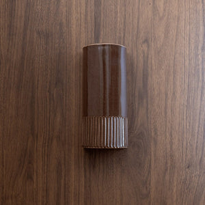 Exterior Wall Light Day Tall Exterior Wall Light in Choccy Milk