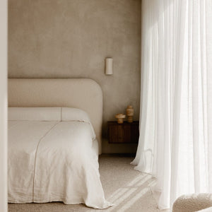 Exterior Wall Light Day Tall Exterior Wall Light in Eggshell White