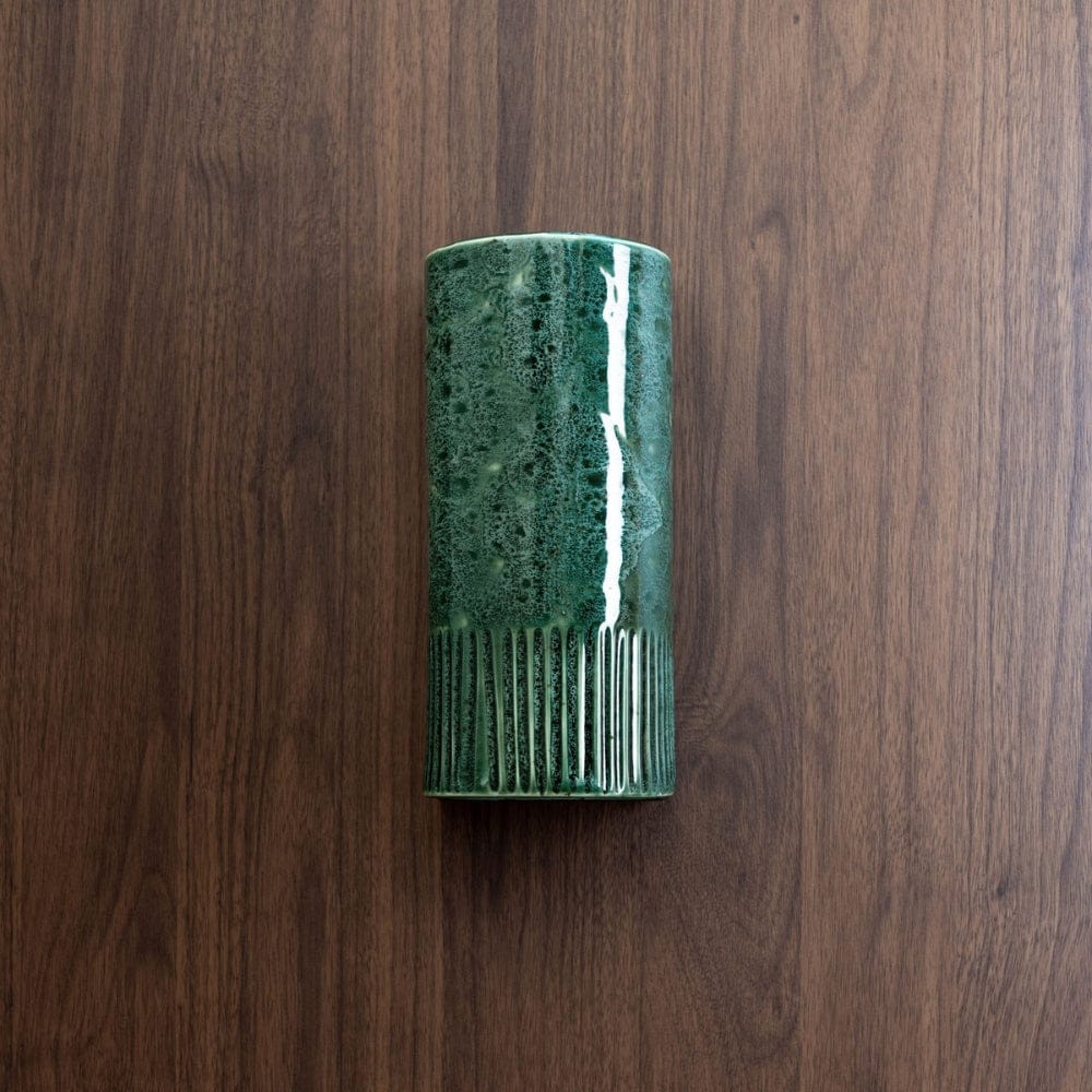 Exterior Wall Light Day Tall Exterior Wall Light in Pickled Olives