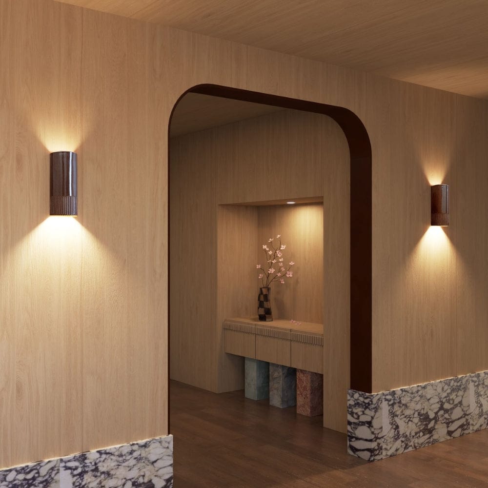 Interior Wall Light / Sconce Day Tall Interior in Choccy Milk