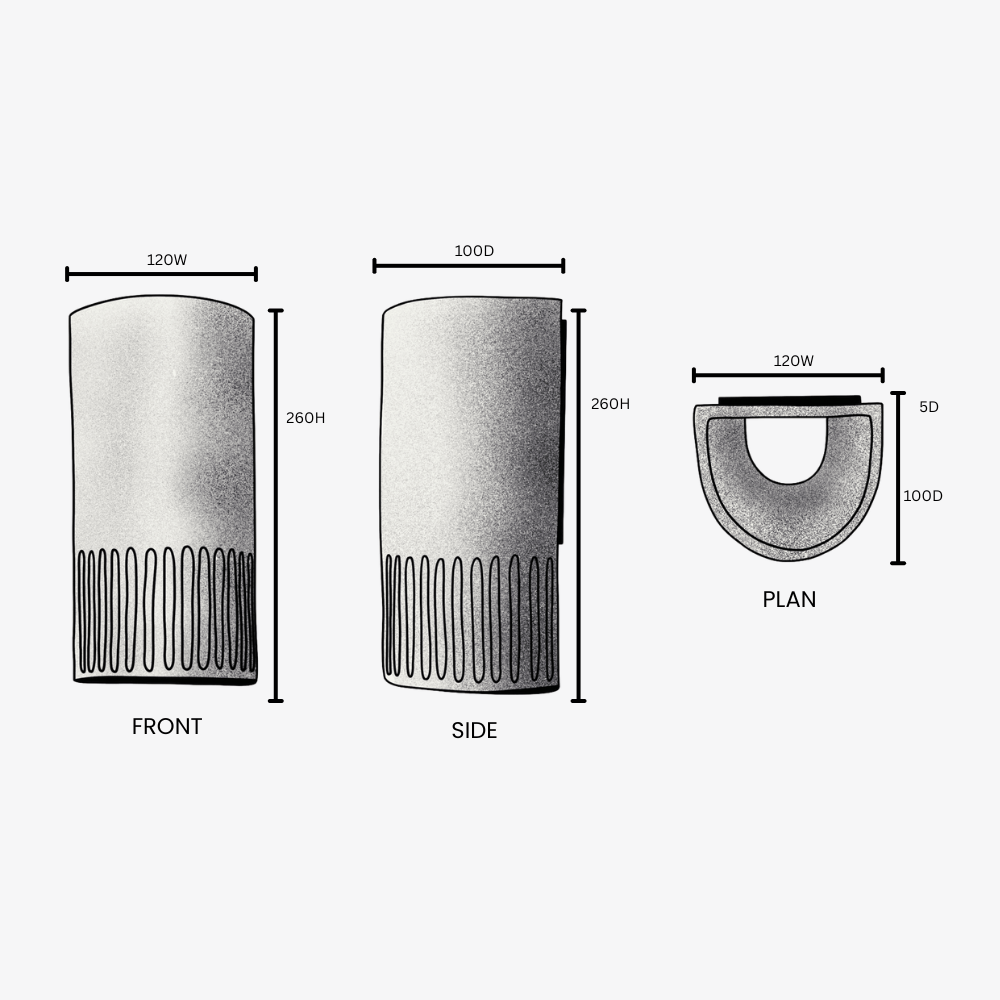 Interior Wall Light / Sconce Day Tall Interior in Pickled Olives