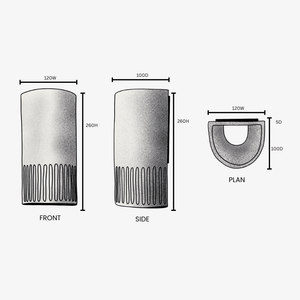 Interior Wall Light / Sconce Day Tall Interior in Pickled Olives