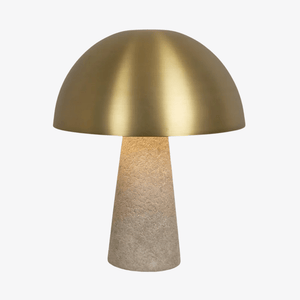 Table Lamps Degraves Concrete & Brass Table Lamp & Shade