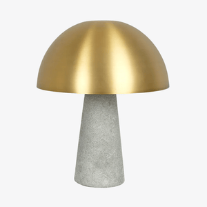 Table Lamps Degraves Concrete & Brass Table Lamp & Shade